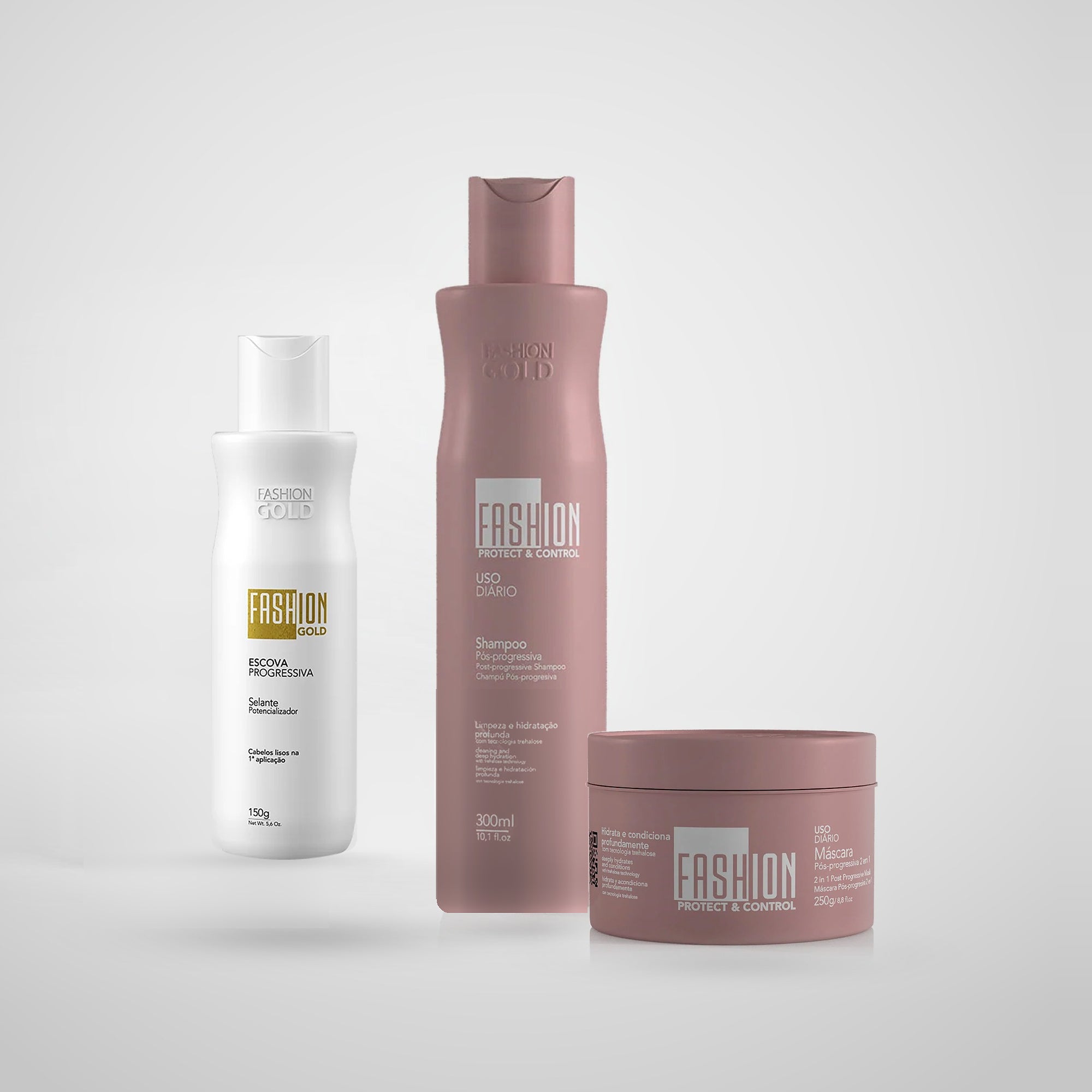 Fashion Gold Kit + Sealant 150g + Shampoo 300ml + Mask 250g