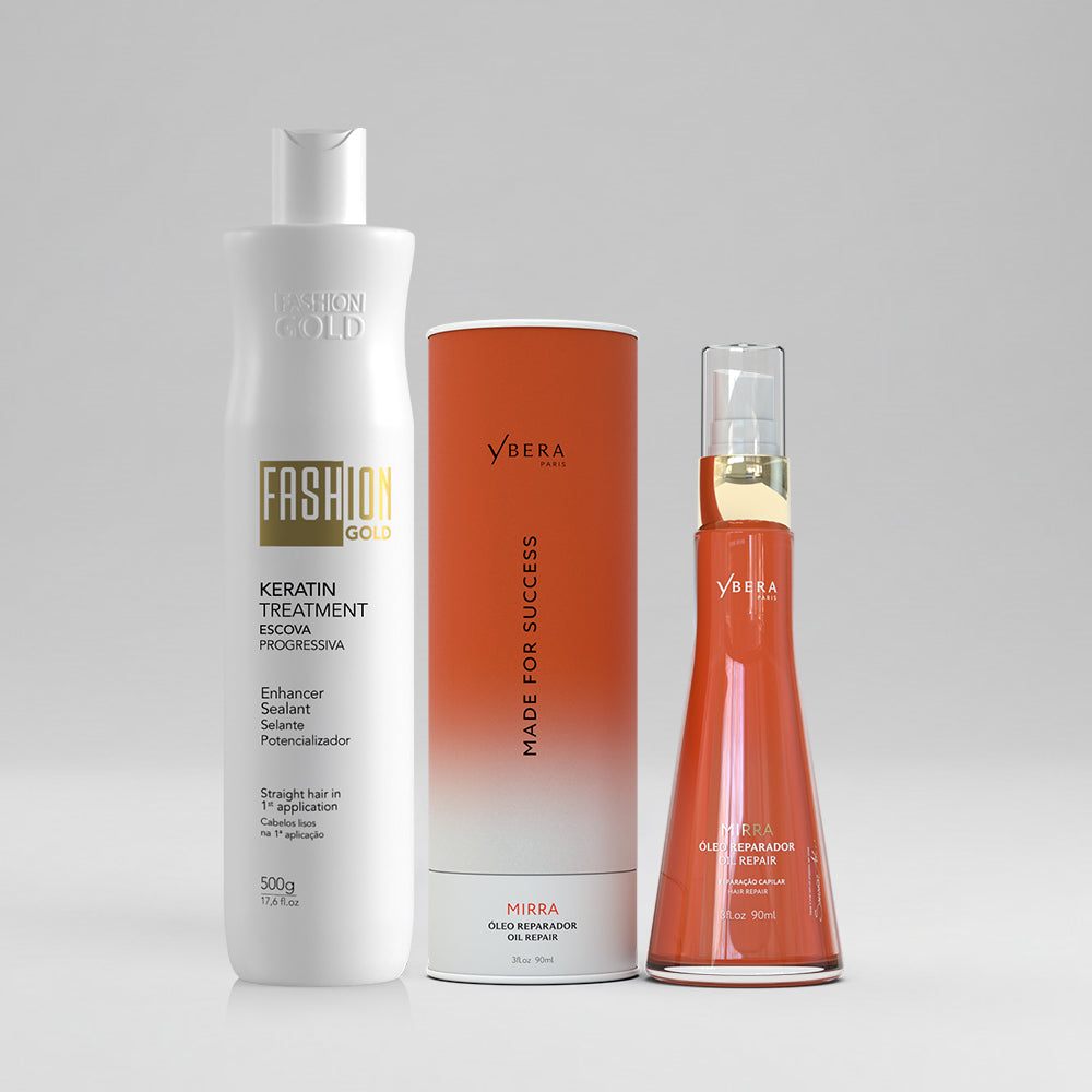 Kit Fashion Gold SEALANT 500g/17.6oz + MYRRH OIL Repair 90ml / 3fl.oz