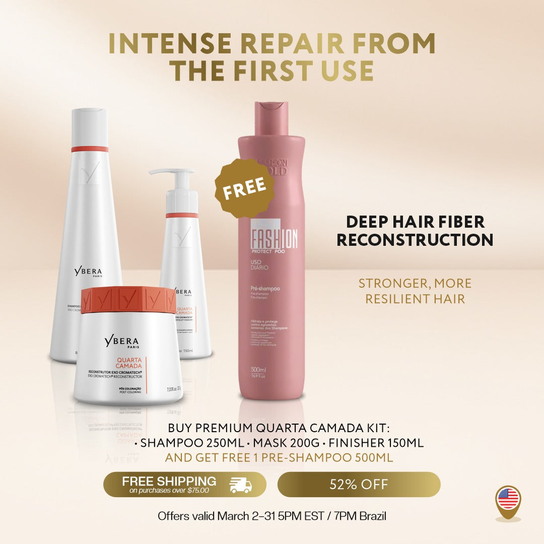 Quarta Camada Premium Repair System + FREE Pre-Shampoo 500mL
