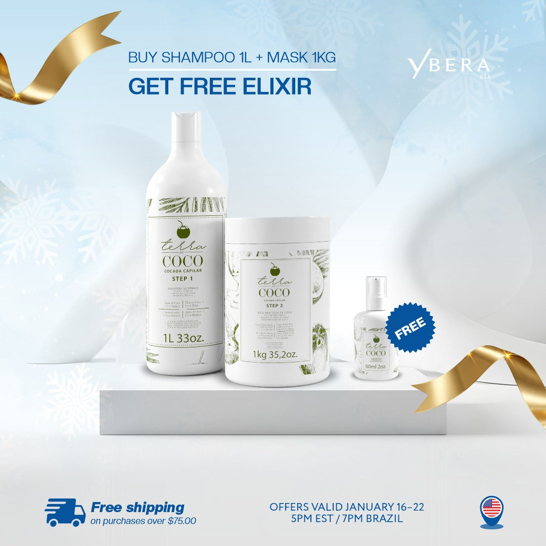 Buy Shampoo 1kg & Mask 1kg — Get the Terra Coco Elixir FREE