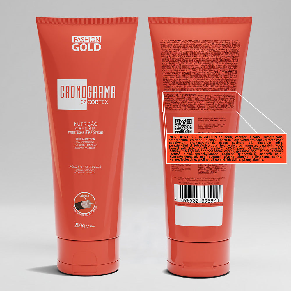 Kit CRONOGRAMA Hair Care System - Fashion Gold