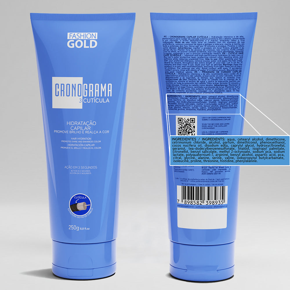 Kit CRONOGRAMA Hair Care System - Fashion Gold