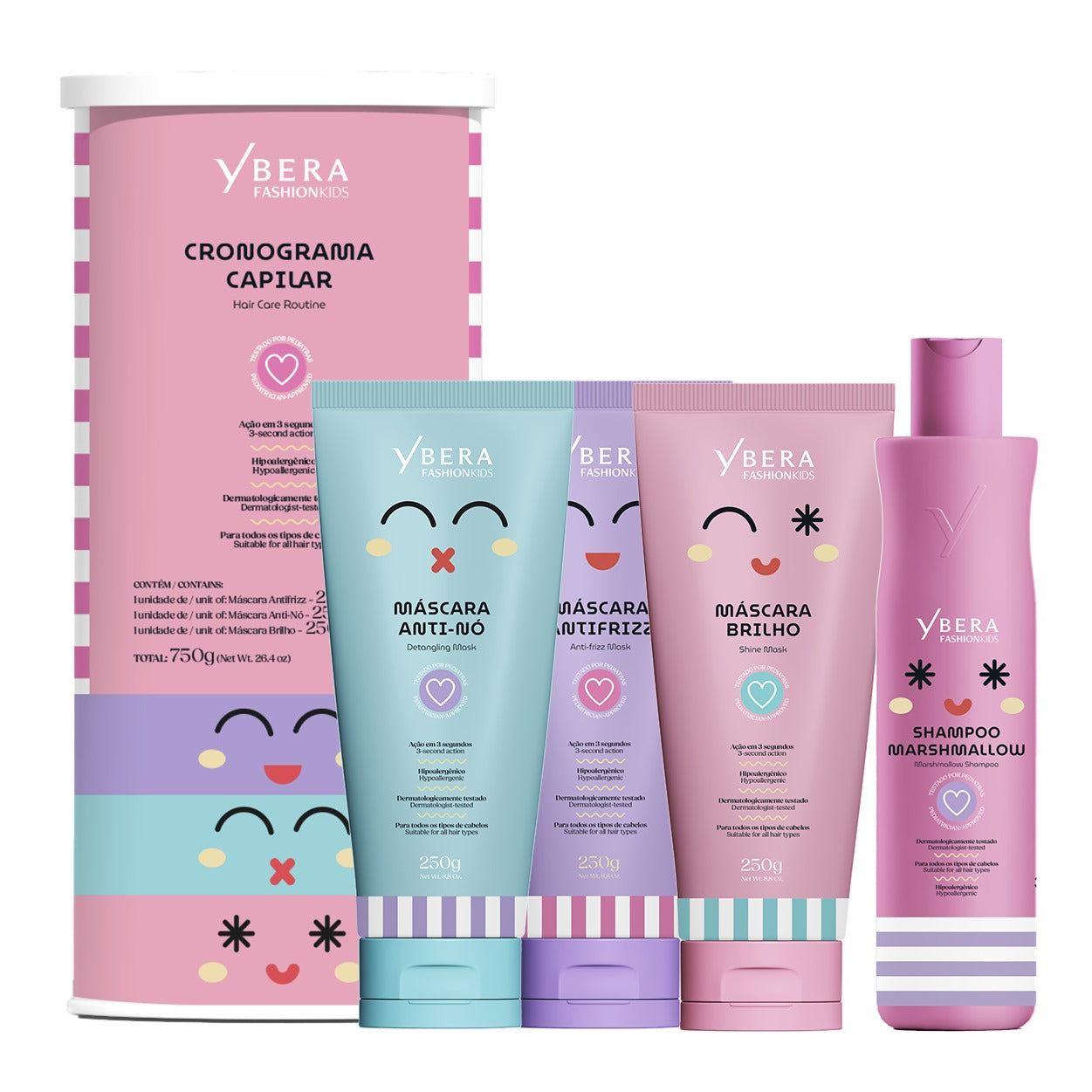 Kids Soft Care Duo – Marshmallow Shampoo & Deep Treatment Mask for Gentle Detangling and Shine