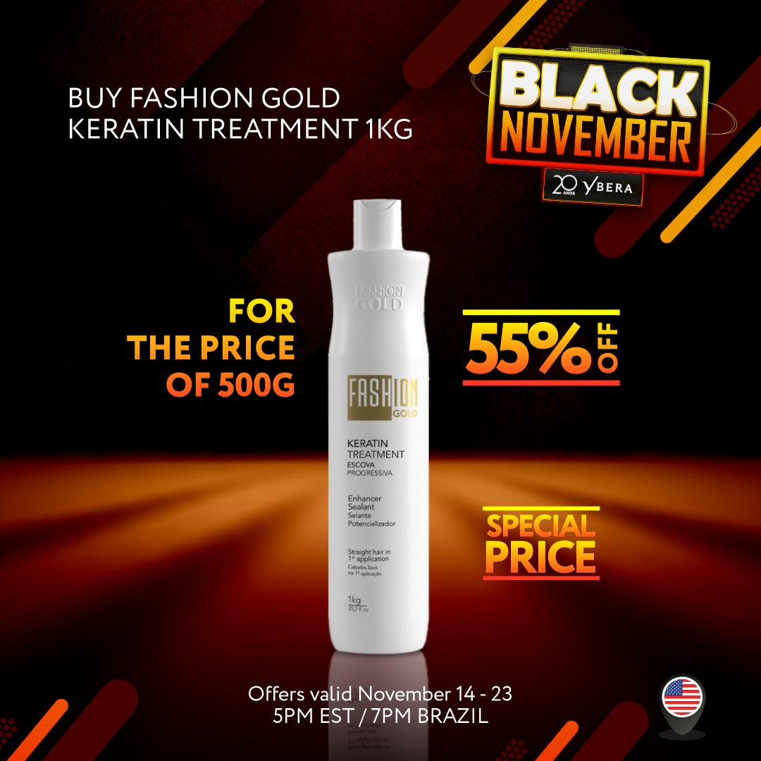 BUY Keratin Treatment Kit – 500g Keratin + 1kg Post-Treatment (50% OFF) + FREE C360 Thermal Gloss | Ybera Paris USA