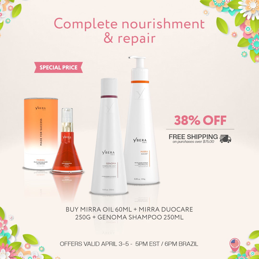 Mirra Oil + Duo Care Treatment Kit for Deep Repair & Shine (Special Offer)