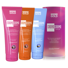 Kit CRONOGRAMA Hair Care System - Fashion Gold