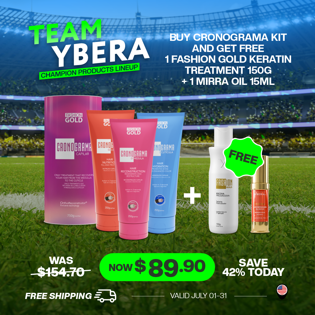 Complete Hair Care System: Cronograma + FREE Progressiva 150g & Myrrh Oil 15mL_