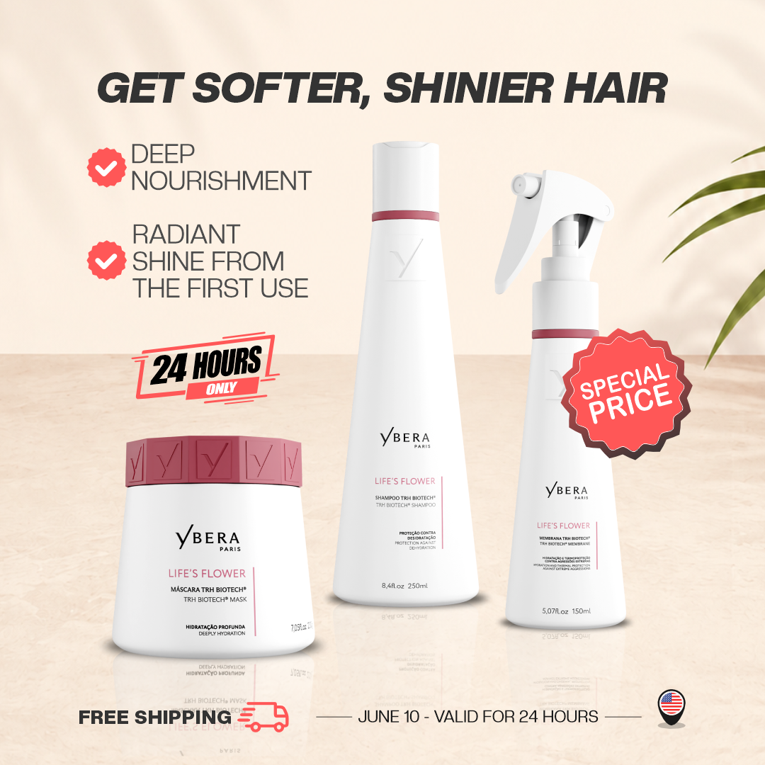 Life's Flower Complete Hair Renewal Kit | Stronger, Healthier & Shinier Hair