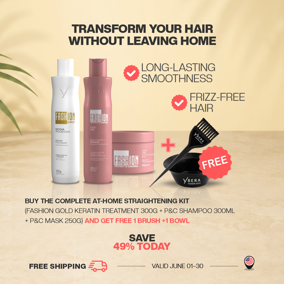 Keratin Baby Smoothing Kit + FREE Brush & Bowl | Professional Keratin Treatment