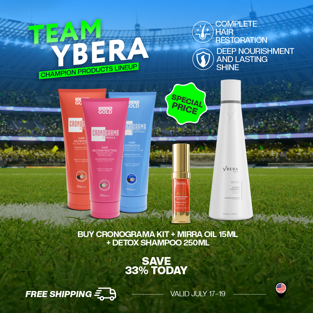 Complete Hair Repair & Hydration System – Cronograma Capilar + Mirra 15ml + Detox Shampoo