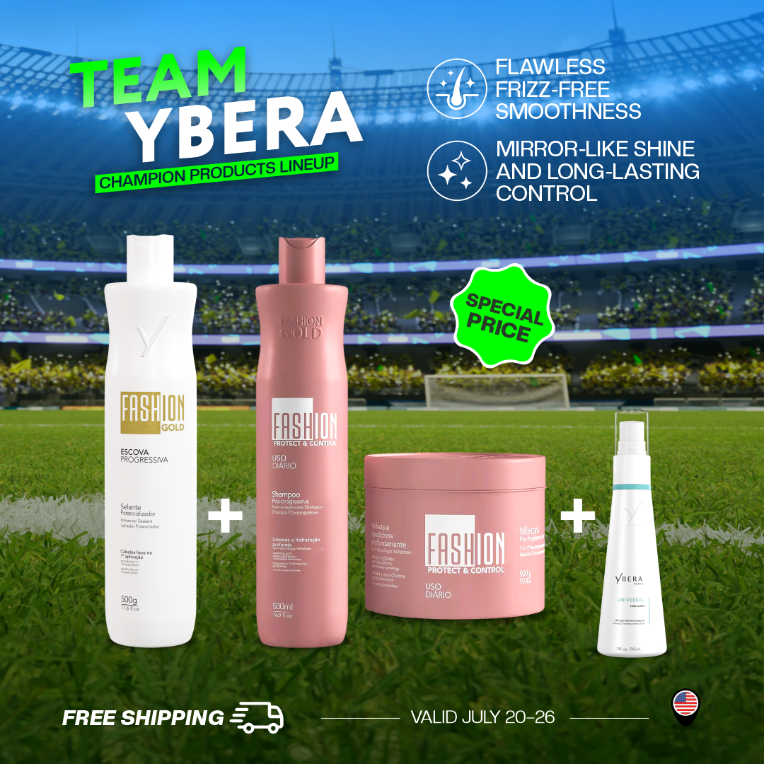 Last Chance Champion Smooth Hair : Progressiva 500ml + Protect & Control System + C360 Gloss
