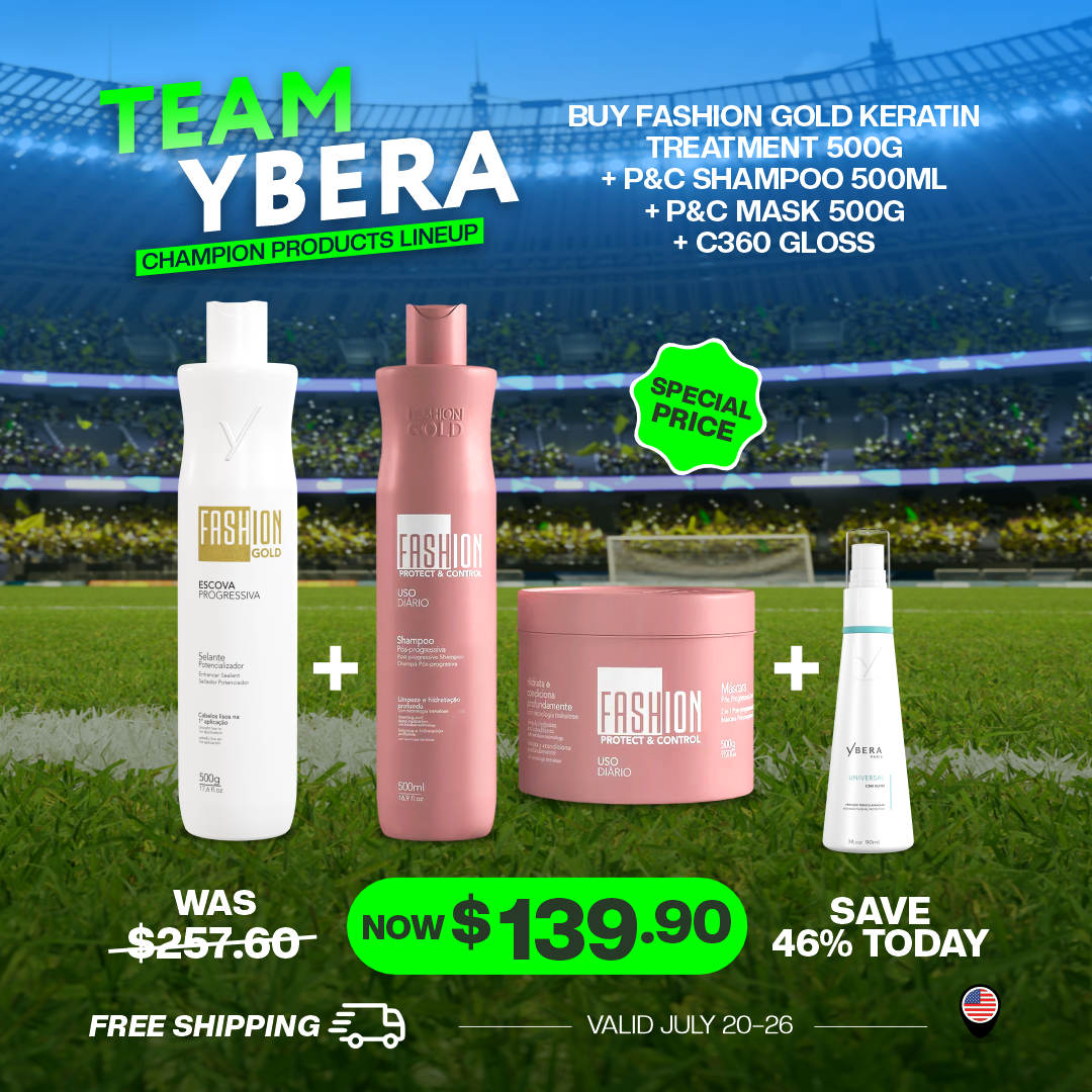 Last Chance Champion Smooth Hair : Progressiva 500ml + Protect & Control System + C360 Gloss_