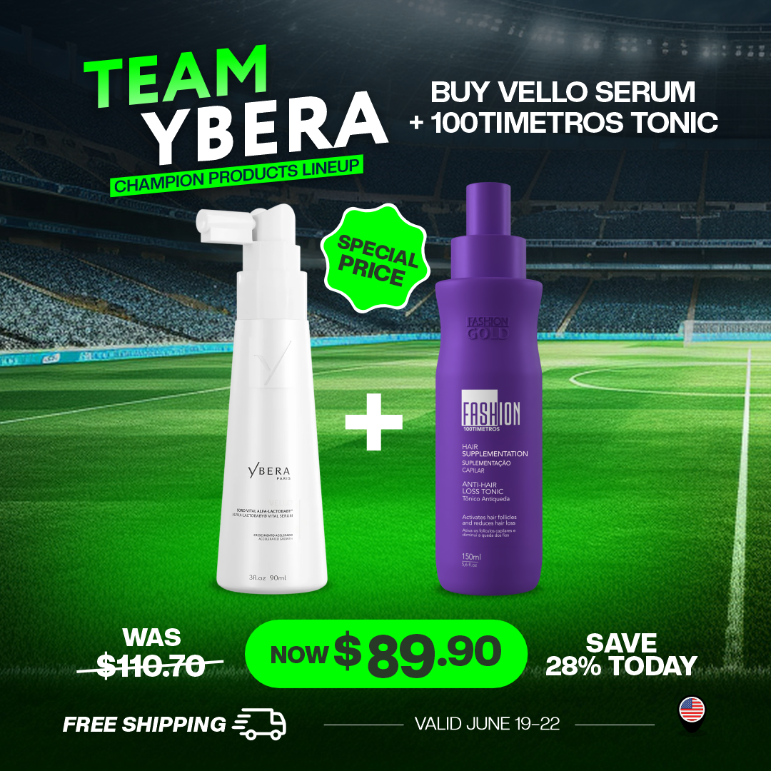Goalkeeper Hair Wellness Kit: VELLO Serum + 100Tímetros Tonic_