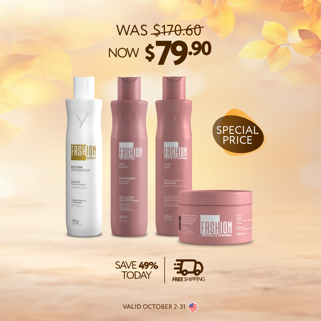 Complete Smoothing System — Fashion Gold 300g + Protect & Control Kit | Special Price_