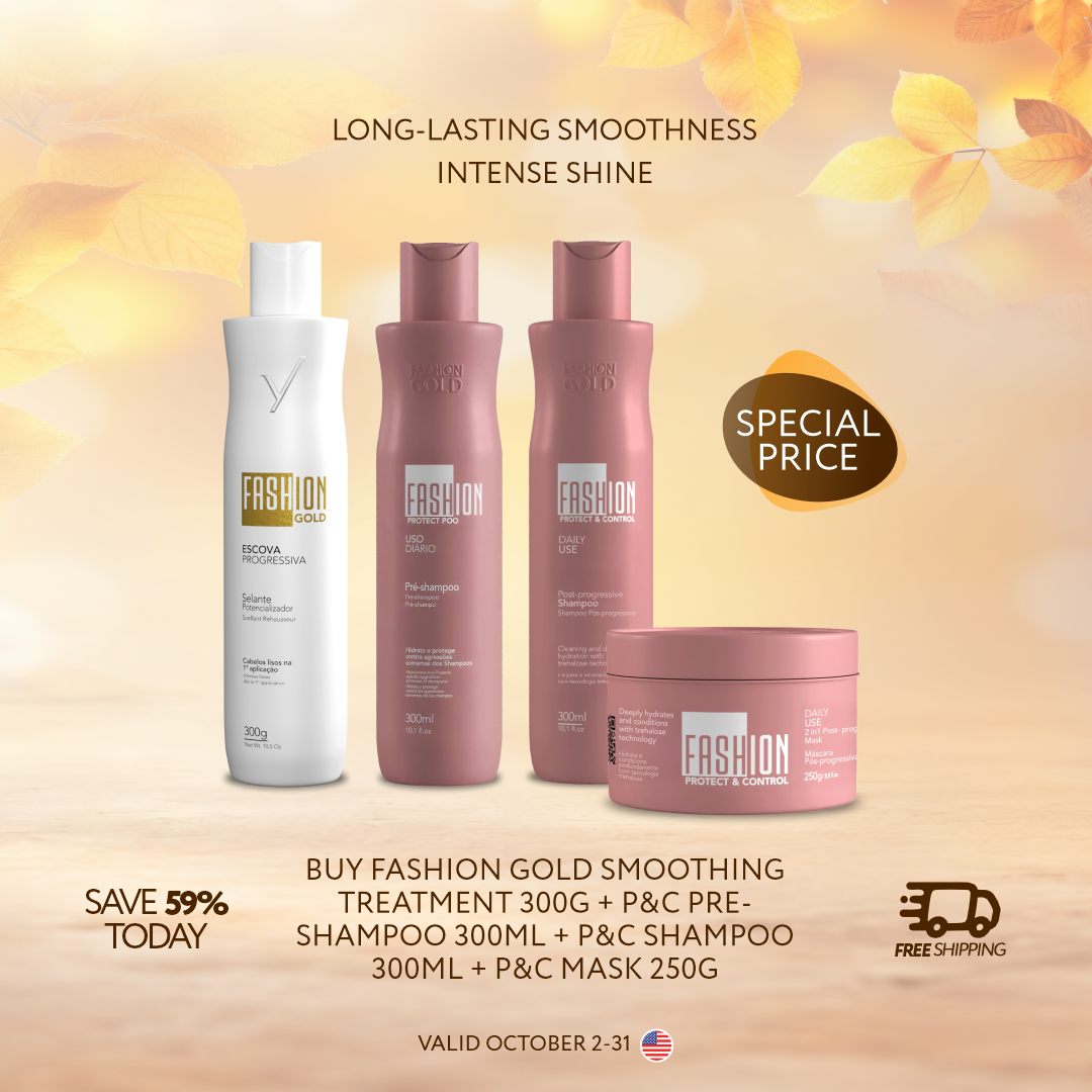 Complete Smoothing System — Fashion Gold 300g + Protect & Control Kit | Special Price