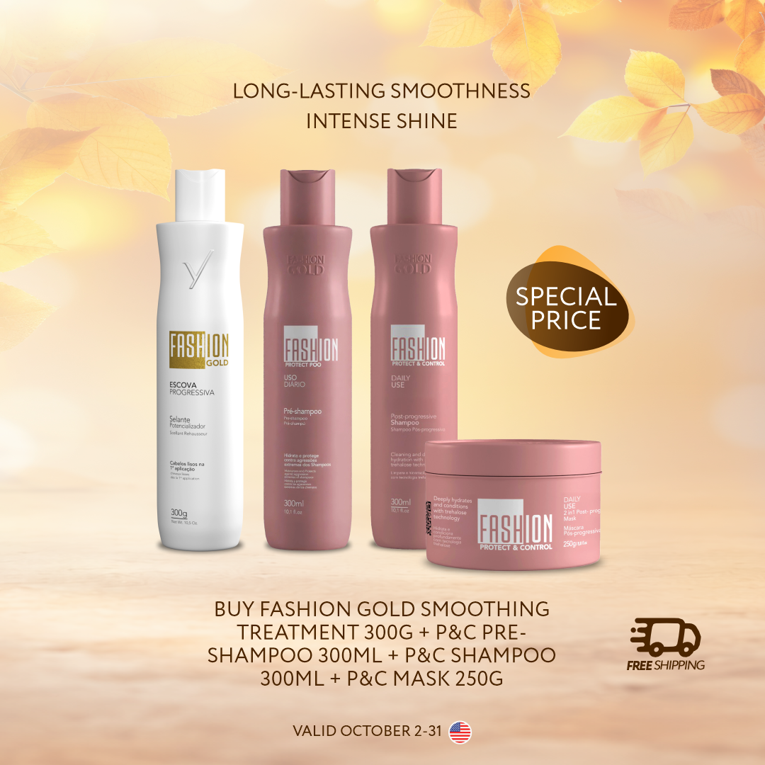 Complete Smoothing System — Fashion Gold 300g + Protect & Control Kit | Special Price