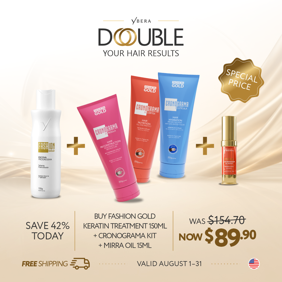 Complete Hair Care System: Cronograma + FREE Progressiva 150g & Myrrh Oil 15mL_