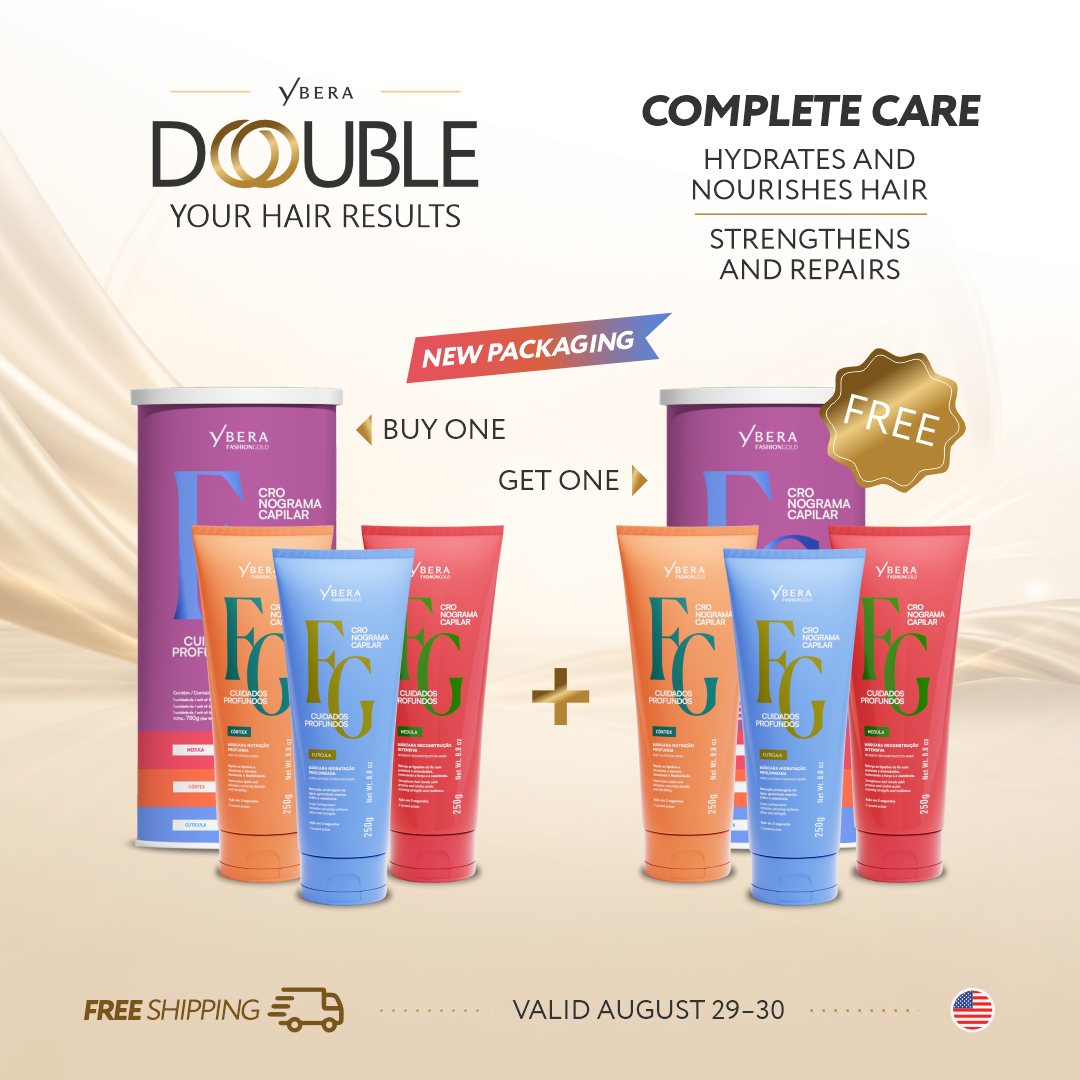Double Care – Buy 1 CRONOGRAMA Hair Care System, Get 1 FREE | New Packaging