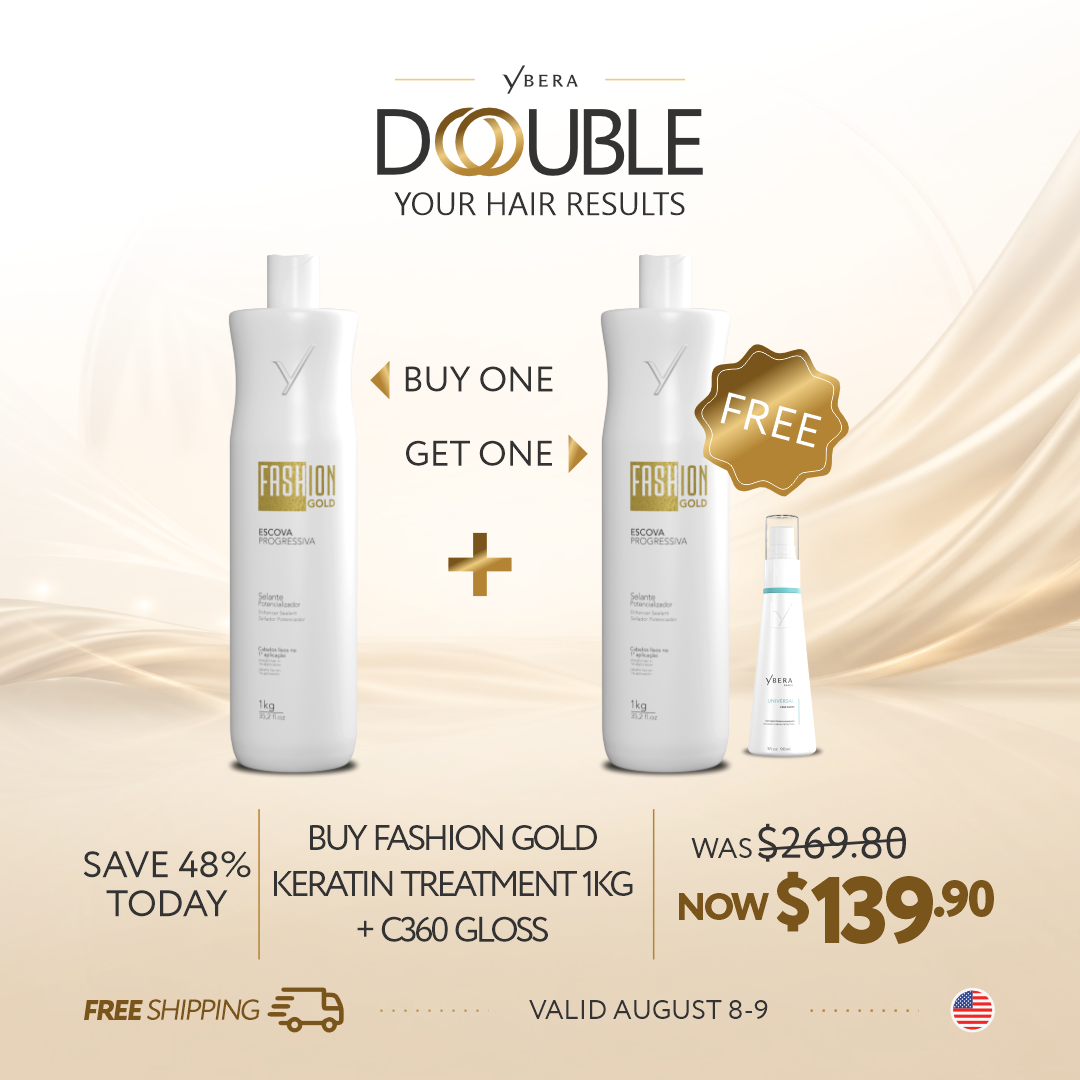 BOGO FREE Fashion Gold 1kg Smoothing Treatment + C360 Gloss_