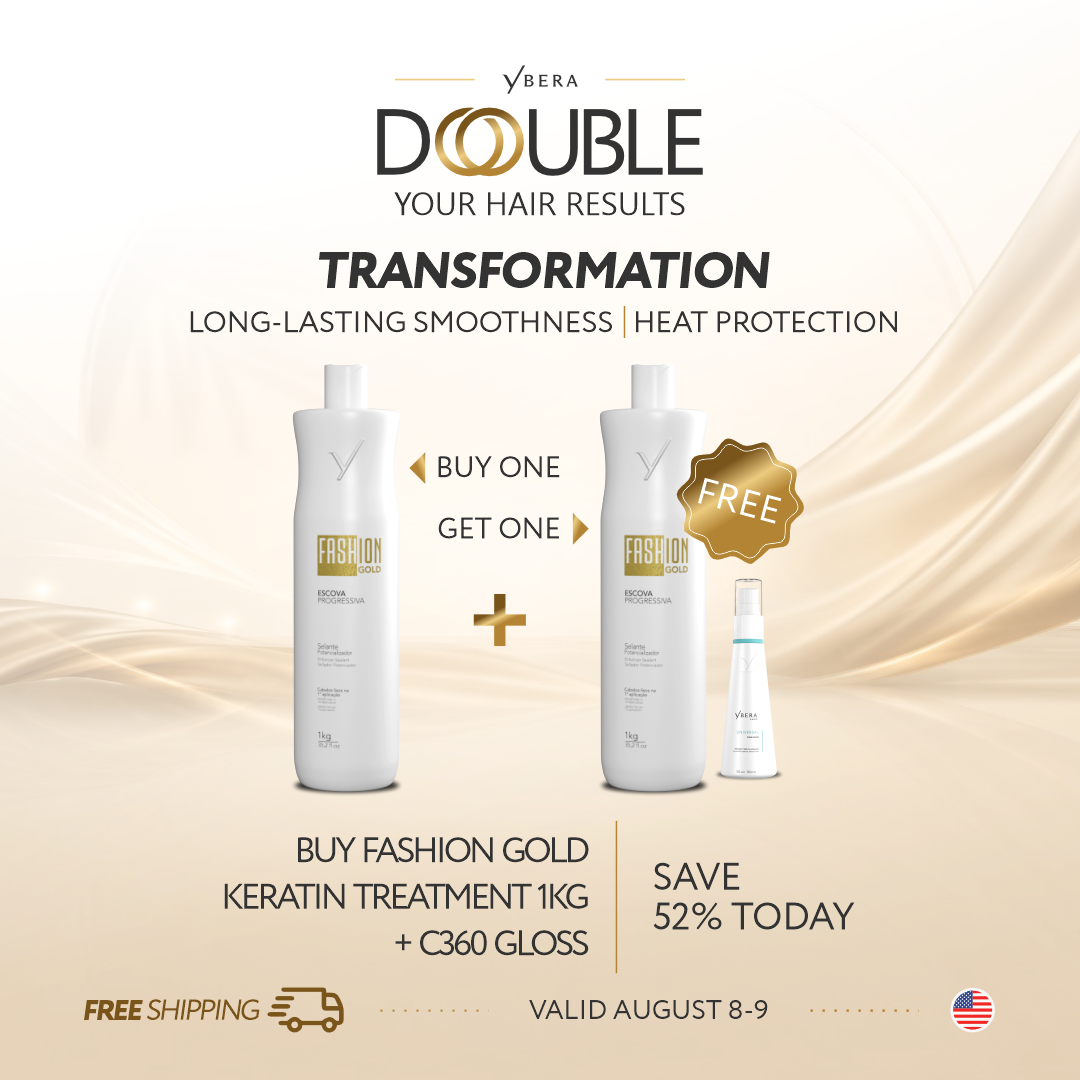 BOGO FREE Fashion Gold 1kg Smoothing Treatment + C360 Gloss_