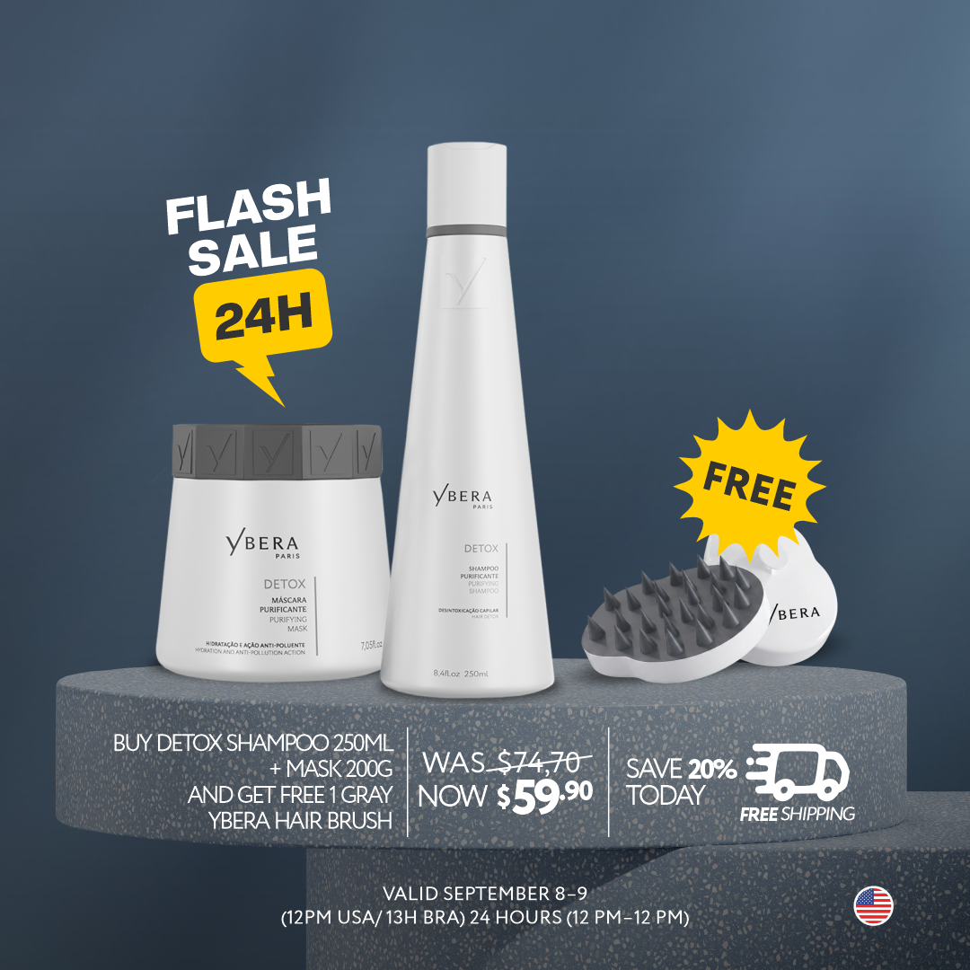 Detox Hair Care Kit | Shampoo + Mask + FREE Hair Brush_