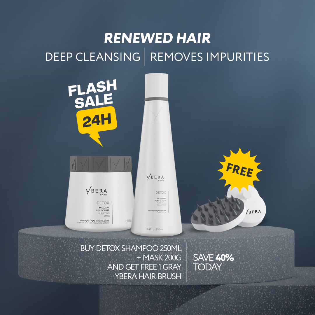 Detox Hair Care Kit | Shampoo + Mask + FREE Hair Brush