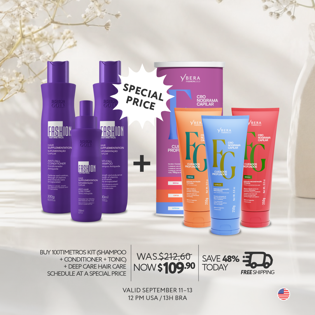 100Timetros + CRONOGRAMA Deep Care Hair Kits | Special Price_