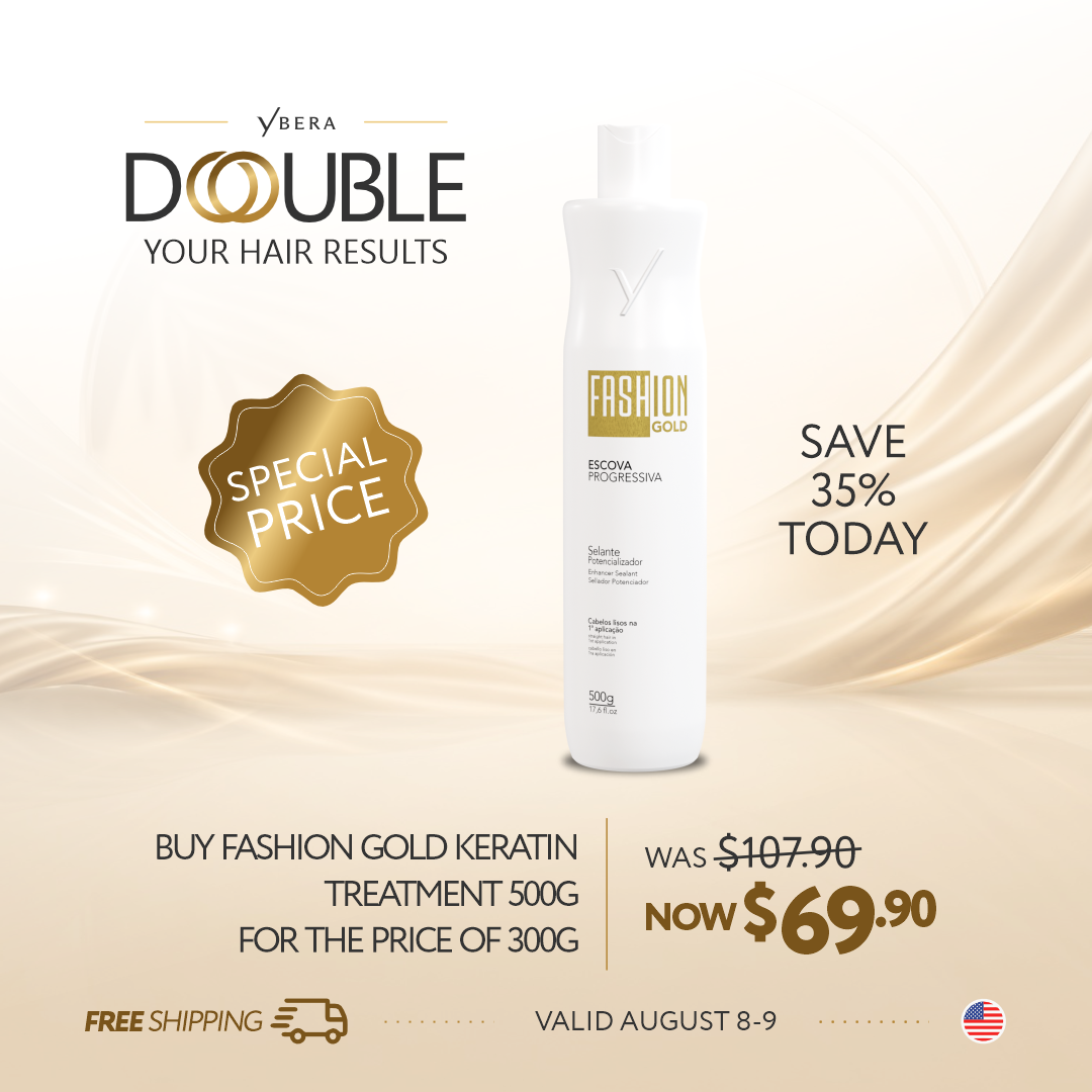 Fashion Gold Brazilian Keratin Treatment 500g – Pay 300g Price_