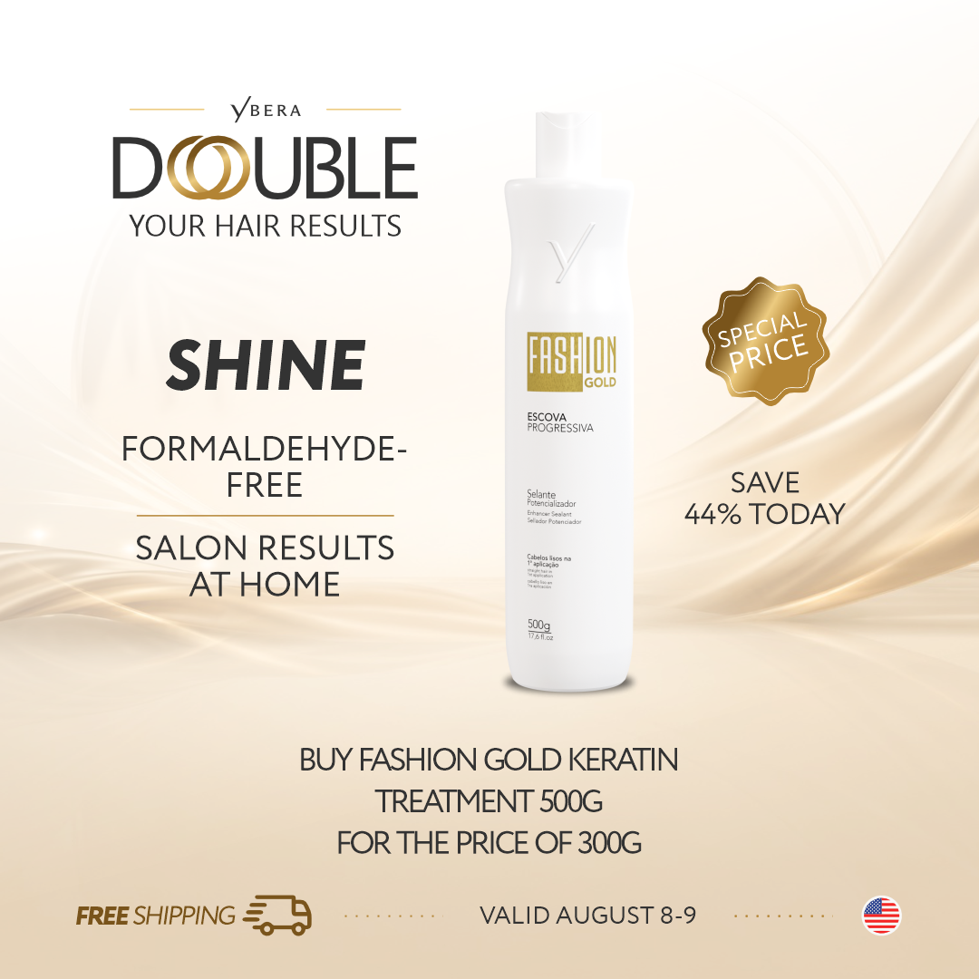 Fashion Gold Brazilian Keratin Treatment 500g – Pay 300g Price_