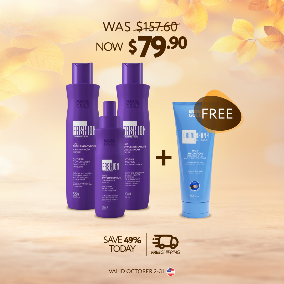 100Timetros Hair Kit | FREE CRONOGRAMA – Old Packaging_