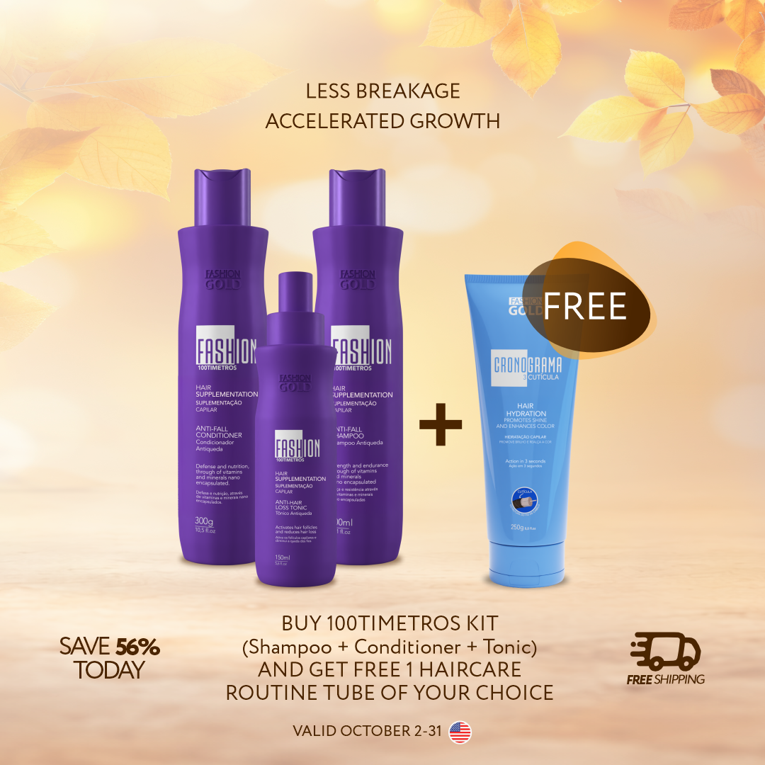 100Timetros Hair Kit | FREE CRONOGRAMA – Old Packaging