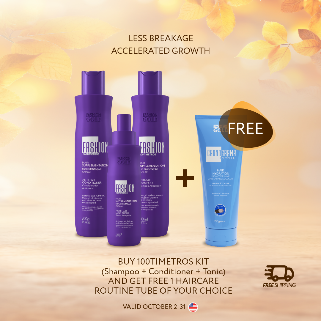 100Timetros Hair Kit | FREE CRONOGRAMA – Old Packaging