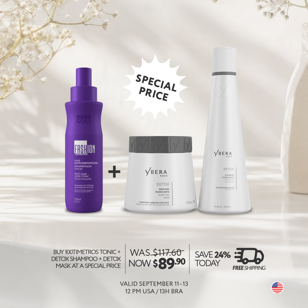 100Timetros Detox Hair Care Kit_