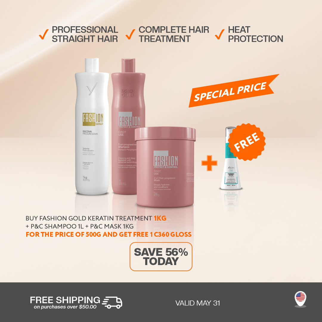 Buy FULL Keratin Kit 1Kg + C360 Gloss FREE