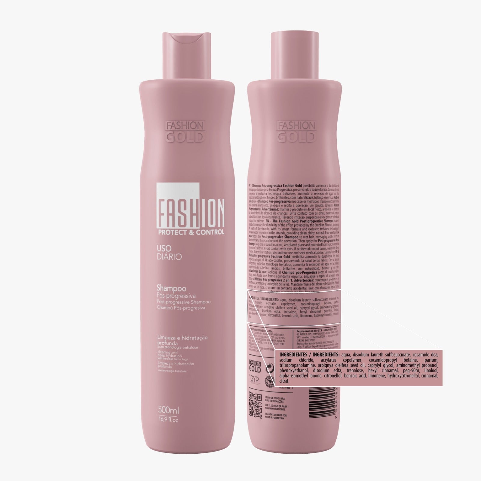 PROTECT & CONTROL - SULFATE FREE SHAMPOO 500ml / 17,6fl oz