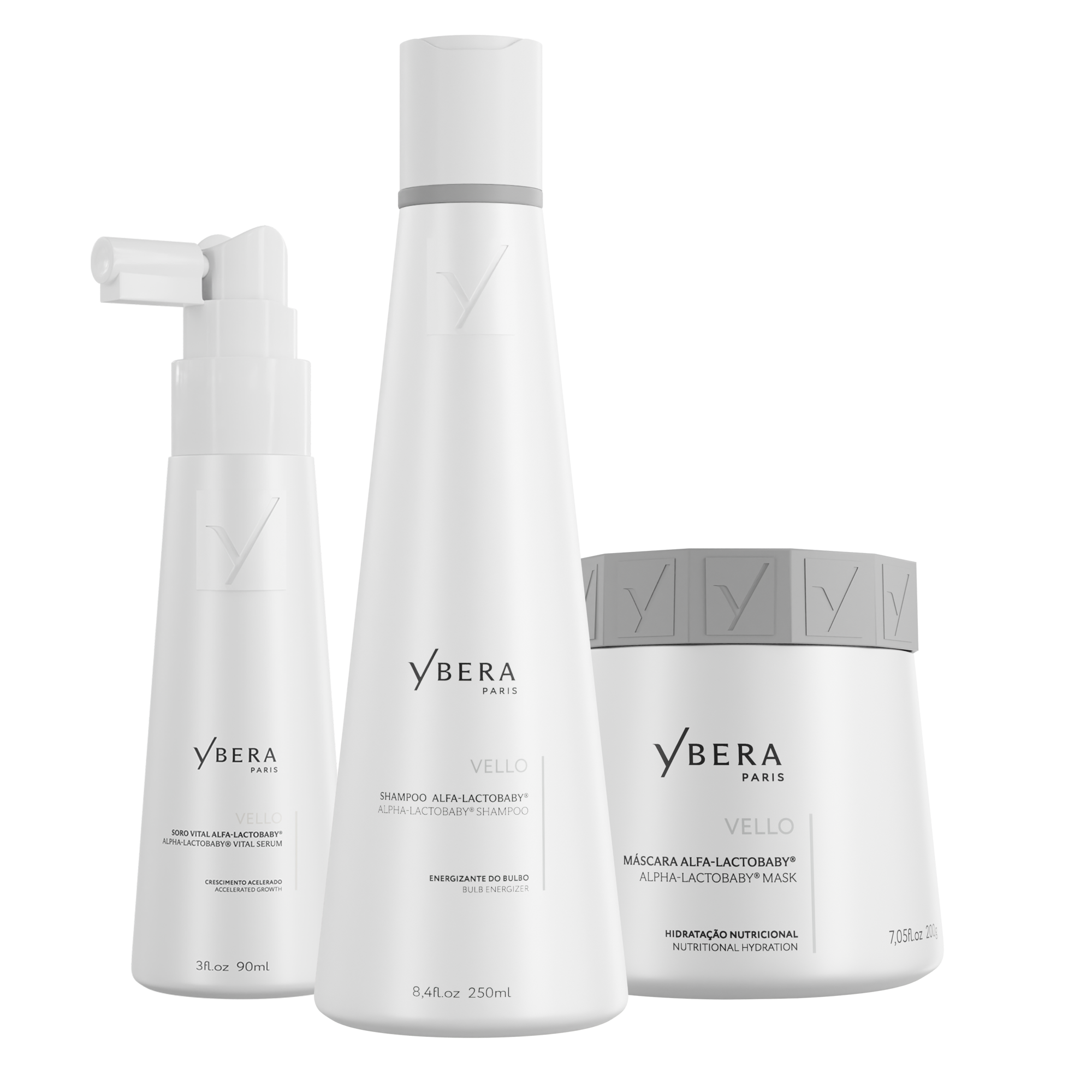 Vello Kit + Shampoo 250ml + Mask 200g + Scalp Serum 90ml