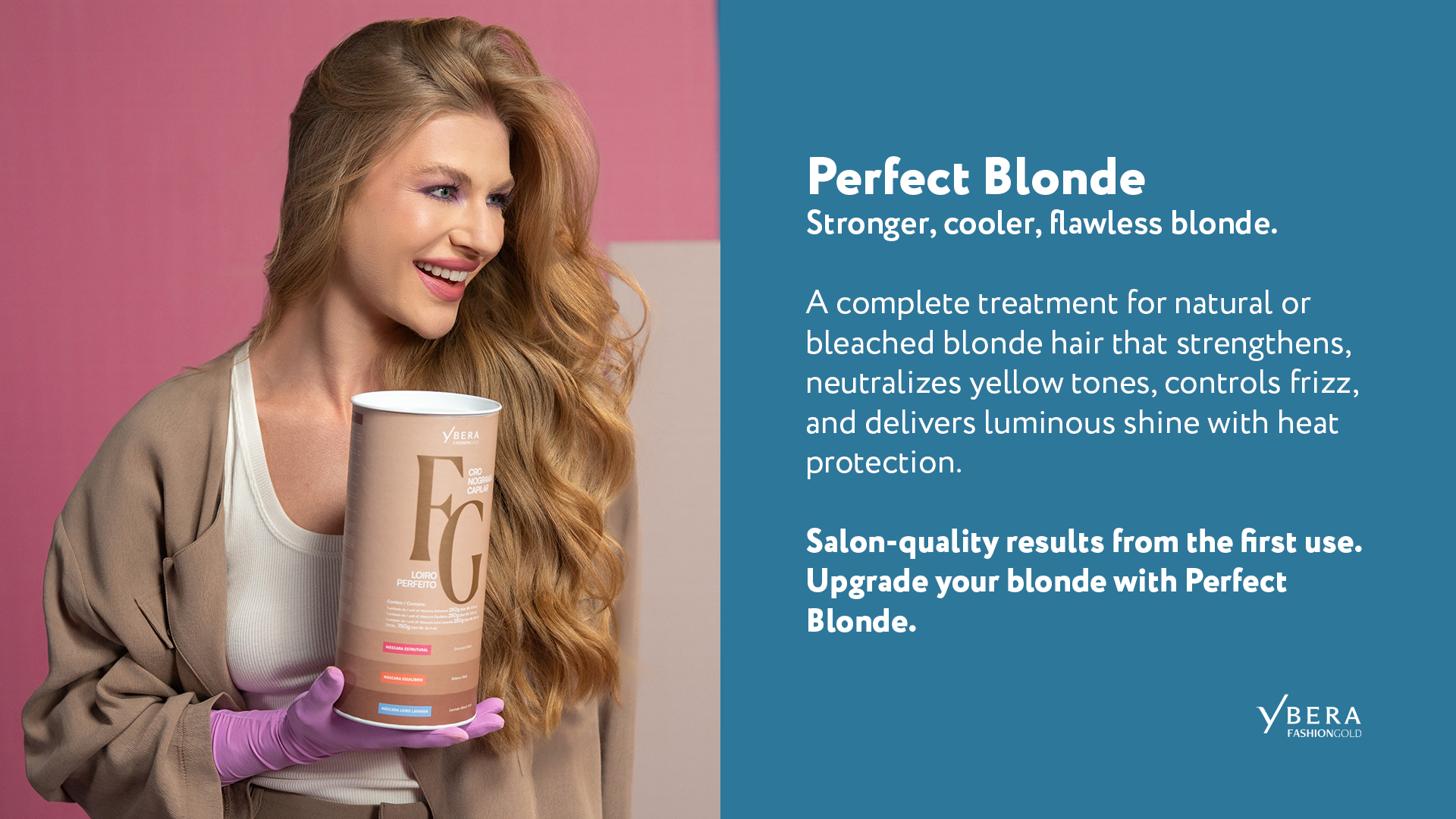Cronograma Blonde Kit + Splendor Oil 90ml + Free Satin Hair Cap