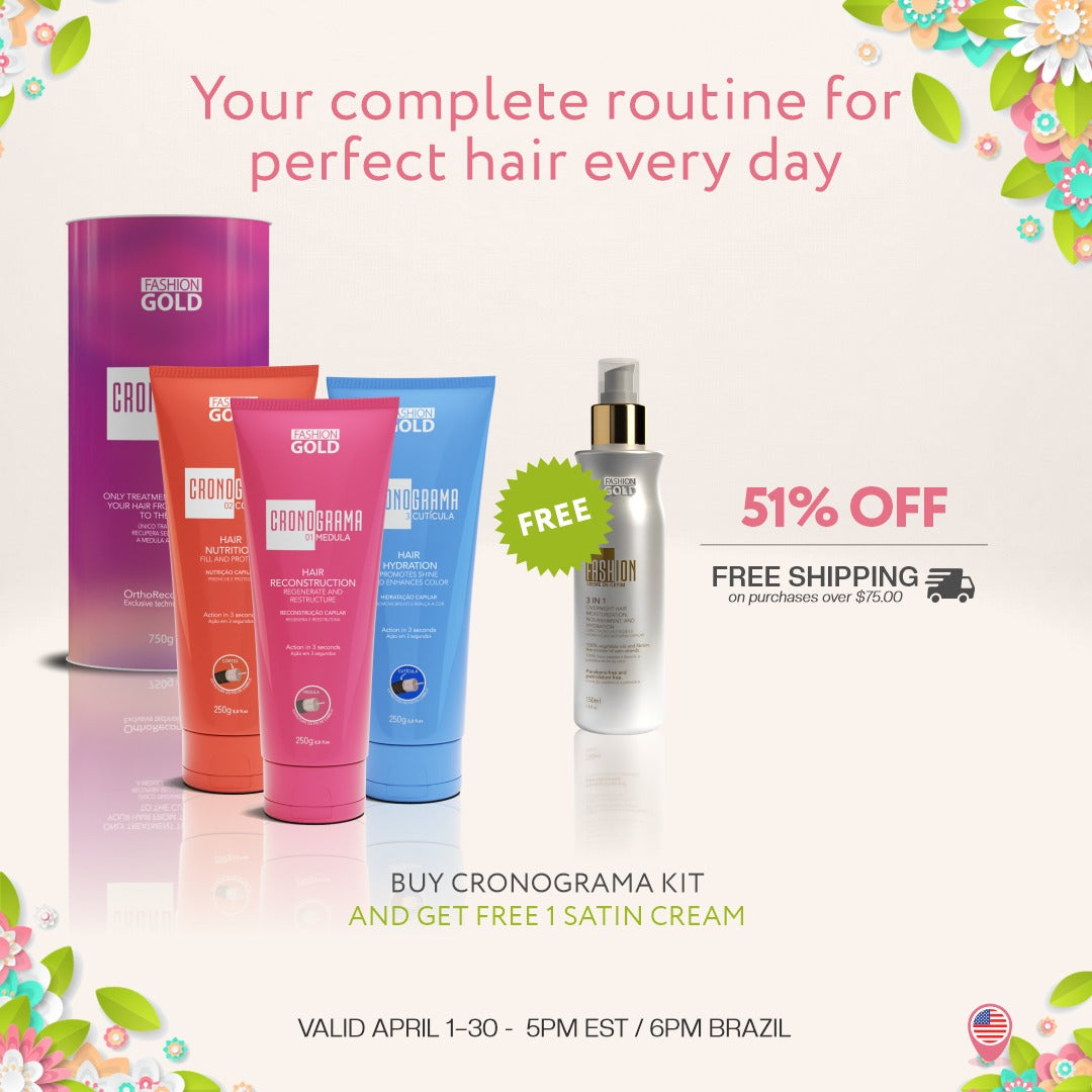 Buy Cronograma Hair Care Kit, Get FREE Satin Cream