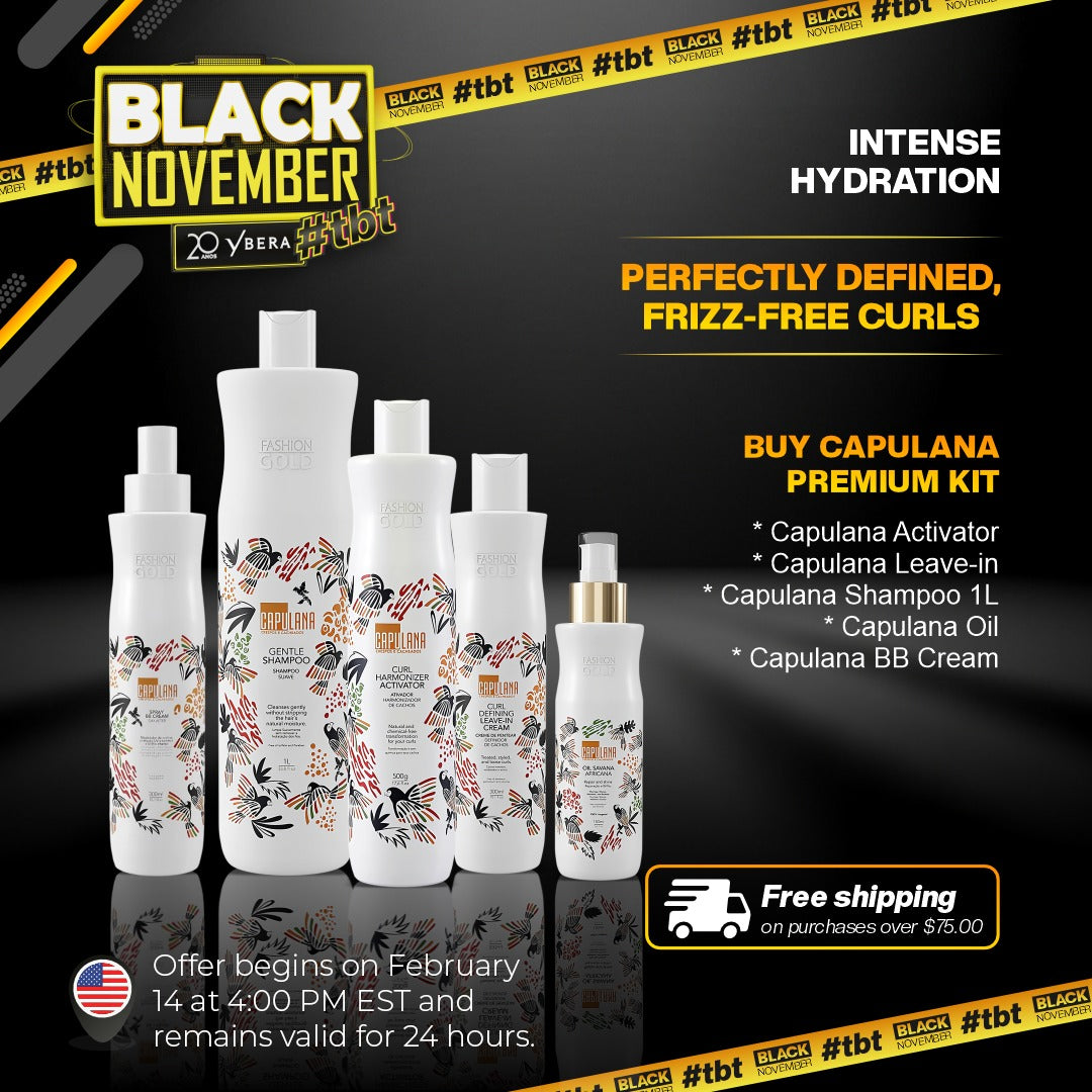 Capulana Premium Curl Kit – Complete Hydration & Definition System | Ybera Paris USA