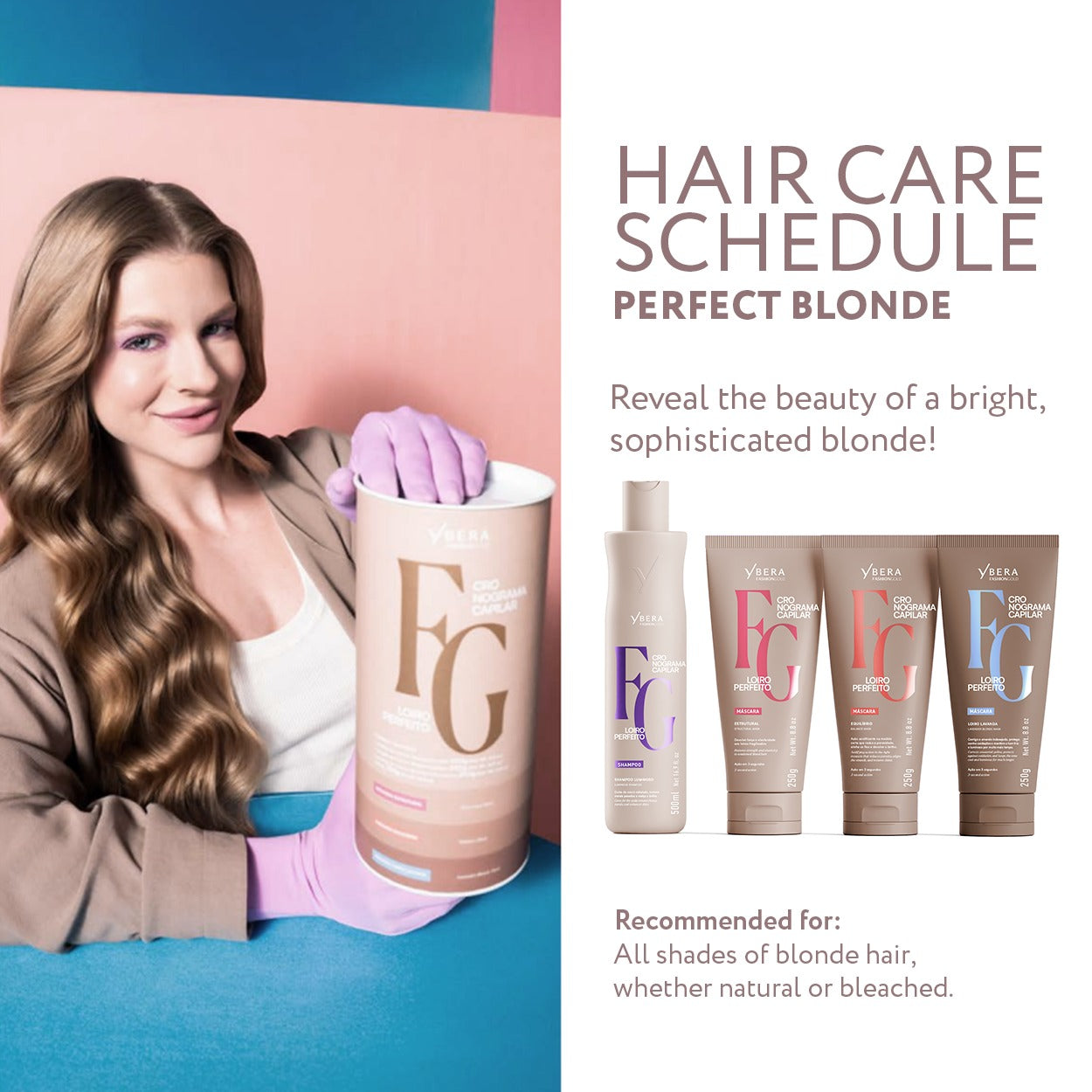 Perfect Blonde Duo – Luminous Shampoo & Deep Care Mask for Bright, Toned, Healthy Blonde Hair