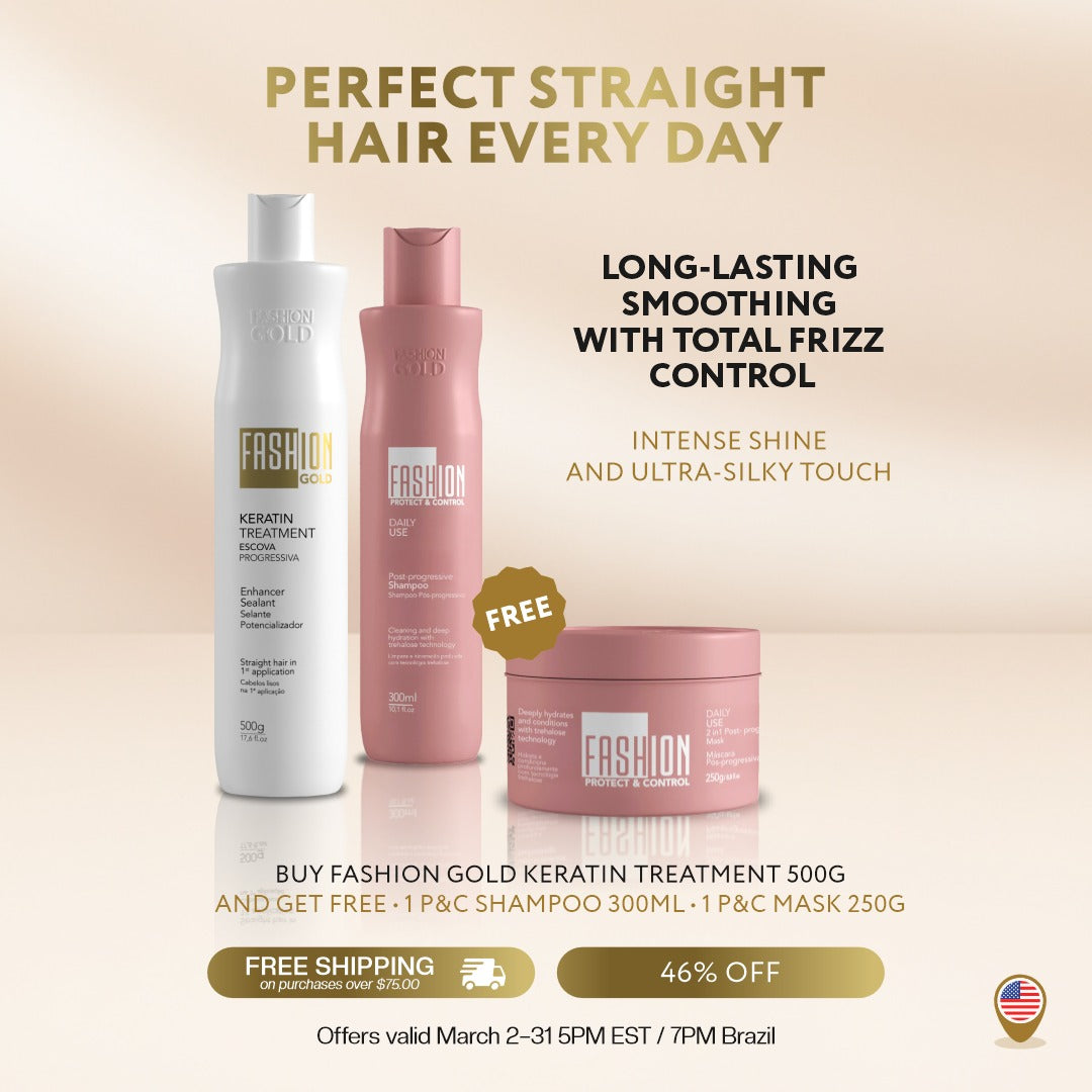 Progressiva 500g + Protect & Control Shampoo 300mL + Mask 250g (FREE)