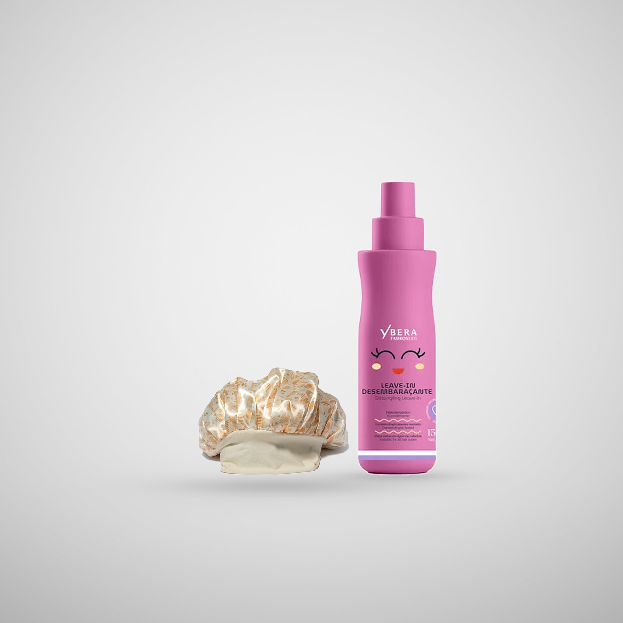 Fashion Kids Kit + Detangling Leave-In 150ml +  Satin Hair Cap